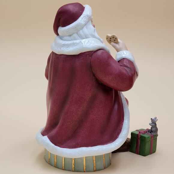Lenox Cookies For Santa Figurine 6.25" Original Box #816936 - Picture 6 of 16